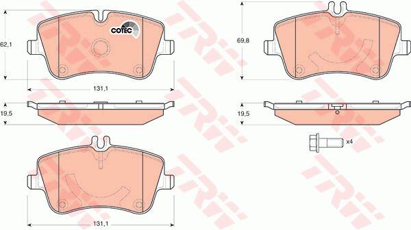 Купити TRW GDB1514 за низькою ціною в Польщі!