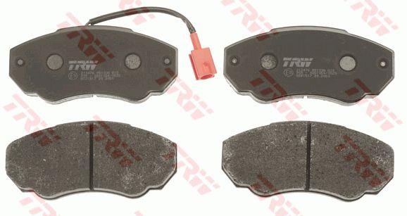 TRW GDB1517 Тормозные колодки дисковые TRW COTEC, комплект GDB1517: Отличная цена - Купить в Польше на 2407.PL!