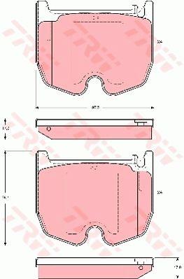 TRW GDB1541 TRW COTEC Scheibenbremsbeläge, Satz GDB1541: Kaufen Sie zu einem guten Preis in Polen bei 2407.PL!