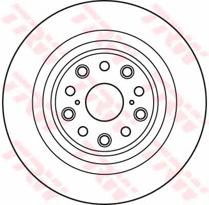 TRW DF6038S Rear ventilated brake disc DF6038S: Buy near me in Poland at 2407.PL - Good price!