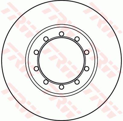 TRW DF6049 Tarcza hamulcowa tylna, niewentylowana DF6049: Dobra cena w Polsce na 2407.PL - Kup Teraz!