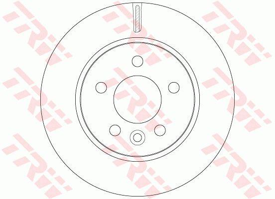 TRW DF6482 Front brake disc ventilated DF6482: Buy near me in Poland at 2407.PL - Good price!
