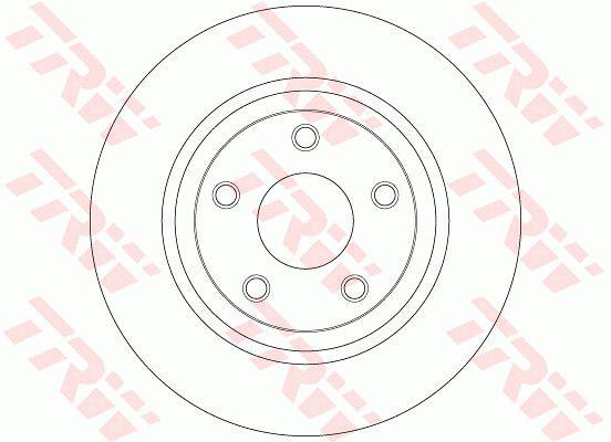 TRW DF6492 Диск гальмівний задній невентильований DF6492: Купити у Польщі - Добра ціна на 2407.PL!