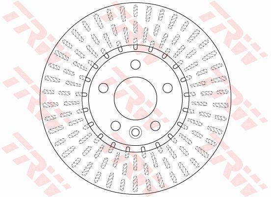 TRW DF6499S Front brake disc ventilated DF6499S: Buy near me in Poland at 2407.PL - Good price!