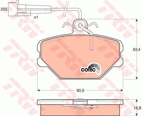 Kaufen Sie TRW GDB833 zu einem günstigen Preis in Polen!
