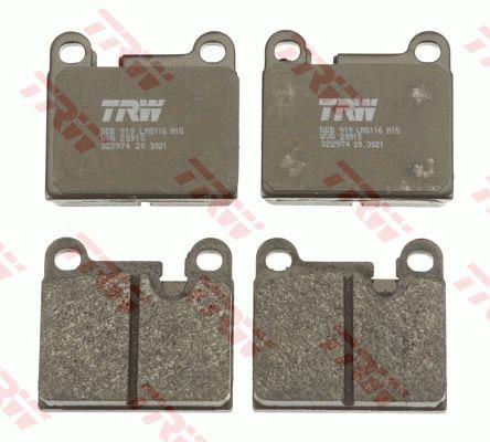 TRW GDB919 TRW COTEC disc brake pads, set GDB919: Buy near me in Poland at 2407.PL - Good price!