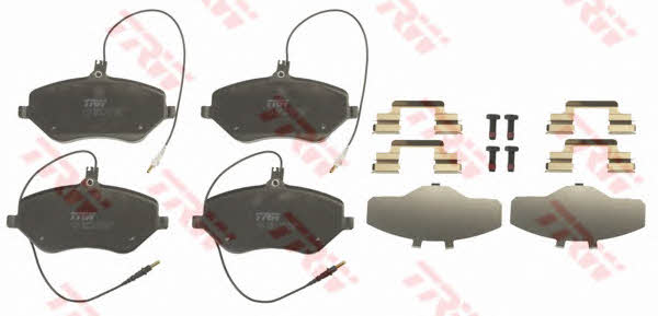 TRW GDB1663 TRW COTEC disc brake pads, set GDB1663: Buy near me in Poland at 2407.PL - Good price!