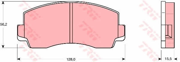 TRW GDB180 TRW COTEC Scheibenbremsbeläge, Satz GDB180: Kaufen Sie zu einem guten Preis in Polen bei 2407.PL!