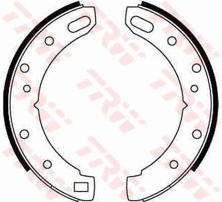 TRW GS6067 Brake shoe set GS6067: Buy near me at 2407.PL in Poland at an Affordable price!