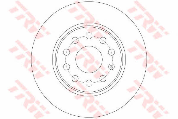 TRW Rear brake disc, non-ventilated – price 121 PLN