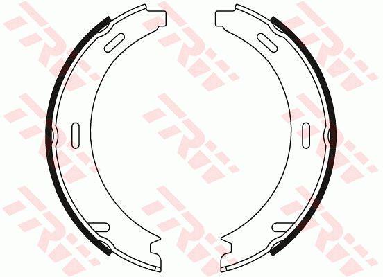 TRW GS8208 Parking brake shoes GS8208: Buy near me in Poland at 2407.PL - Good price!