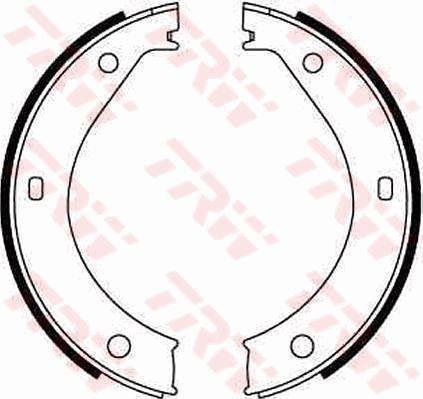 TRW GS8217 Parking brake shoes GS8217: Buy near me at 2407.PL in Poland at an Affordable price!