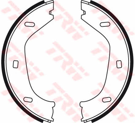 TRW GS8219 Parking brake shoes GS8219: Buy near me in Poland at 2407.PL - Good price!