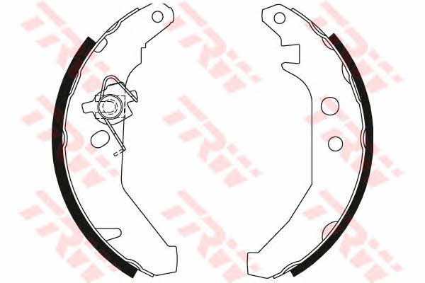 TRW GS8279 Brake shoe set GS8279: Buy near me in Poland at 2407.PL - Good price!