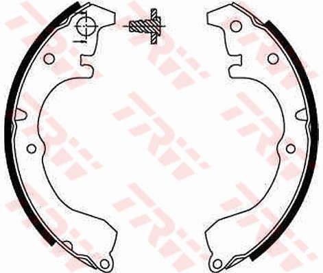 TRW GS8287 Brake shoe set GS8287: Buy near me at 2407.PL in Poland at an Affordable price!