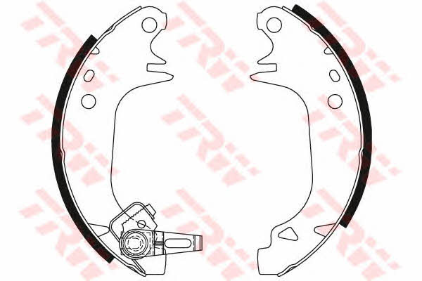 TRW GS8321 Колодки тормозные барабанные, комплект GS8321: Отличная цена - Купить в Польше на 2407.PL!