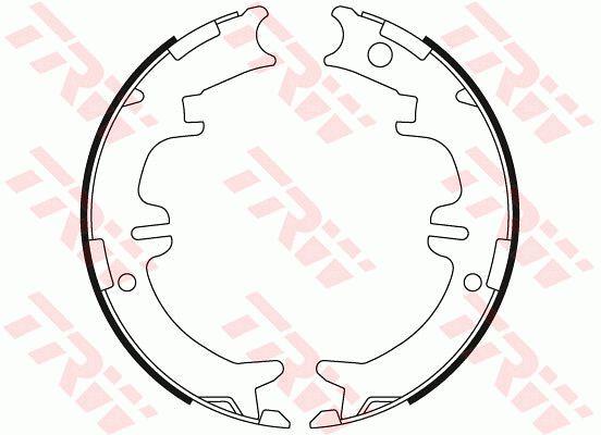 TRW GS8446 Parking brake shoes GS8446: Buy near me in Poland at 2407.PL - Good price!