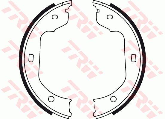 TRW GS8478 Parking brake shoes GS8478: Buy near me in Poland at 2407.PL - Good price!