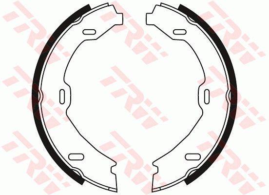 TRW GS8482 Parking brake shoes GS8482: Buy near me in Poland at 2407.PL - Good price!