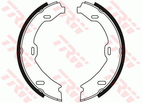 TRW GS8482 Колодки тормозные стояночного тормоза GS8482: Отличная цена - Купить в Польше на 2407.PL!