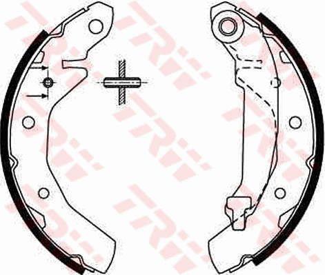 TRW GS8645 Brake shoe set GS8645: Buy near me in Poland at 2407.PL - Good price!