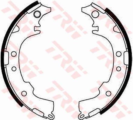 TRW GS8652 Колодки тормозные барабанные, комплект GS8652: Отличная цена - Купить в Польше на 2407.PL!