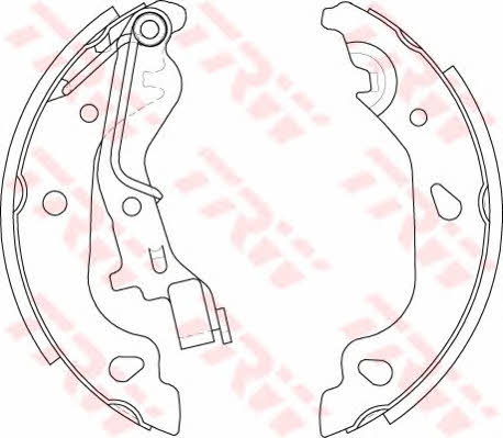 TRW GS8687 Bremsbackensatz GS8687: Kaufen Sie zu einem guten Preis in Polen bei 2407.PL!