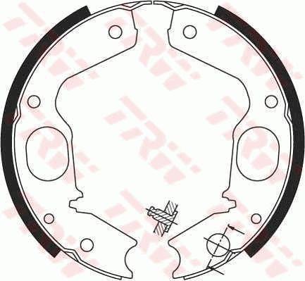 TRW GS8695 Feststellbremsbacken GS8695: Kaufen Sie zu einem guten Preis in Polen bei 2407.PL!