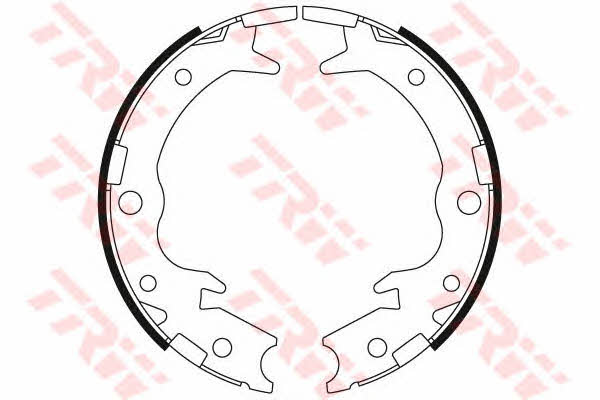 TRW GS8697 Parking brake shoes GS8697: Buy near me in Poland at 2407.PL - Good price!