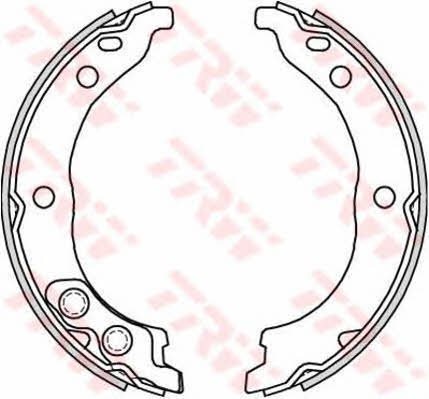 TRW GS8715 Parking brake shoes GS8715: Buy near me in Poland at 2407.PL - Good price!