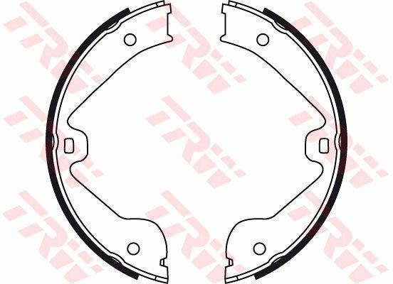 TRW GS8718 Parking brake shoes GS8718: Buy near me in Poland at 2407.PL - Good price!