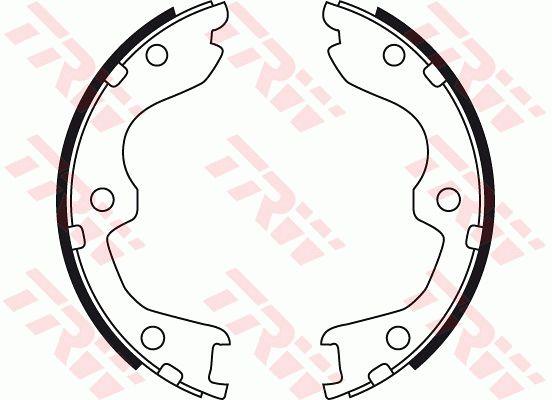 TRW GS8730 Parking brake shoes GS8730: Buy near me in Poland at 2407.PL - Good price!
