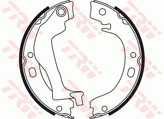 TRW GS8746 Parking brake shoes GS8746: Buy near me in Poland at 2407.PL - Good price!