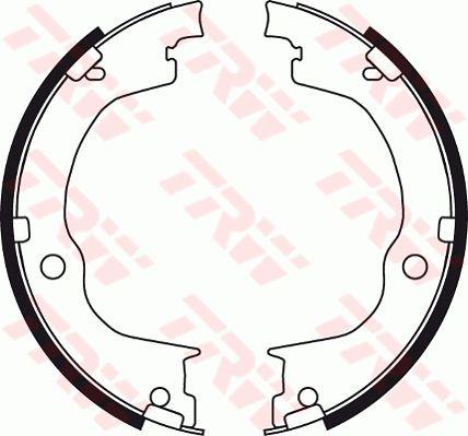 TRW GS8749 Parking brake shoes GS8749: Buy near me in Poland at 2407.PL - Good price!