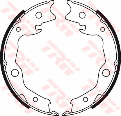 TRW GS8752 Parking brake shoes GS8752: Buy near me in Poland at 2407.PL - Good price!