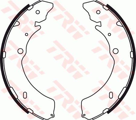 TRW GS8756 Brake shoe set GS8756: Buy near me in Poland at 2407.PL - Good price!