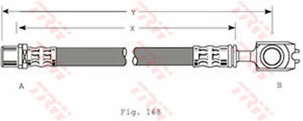 TRW PHD309 Brake Hose PHD309: Buy near me in Poland at 2407.PL - Good price!