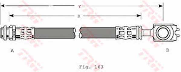 TRW PHD349 Brake Hose PHD349: Buy near me at 2407.PL in Poland at an Affordable price!