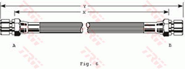 Brake Hose TRW PHA229