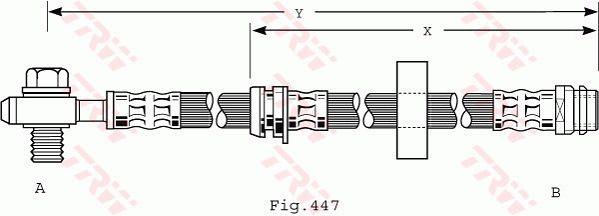 Brake Hose TRW PHD489