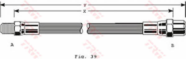 TRW PHB125 Brake Hose PHB125: Buy near me at 2407.PL in Poland at an Affordable price!