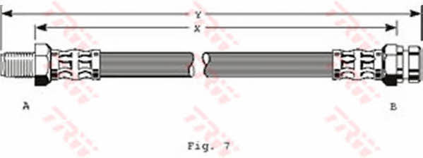 TRW PHB234 Brake Hose PHB234: Buy near me in Poland at 2407.PL - Good price!