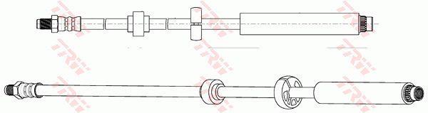 TRW PHB674 Brake Hose PHB674: Buy near me at 2407.PL in Poland at an Affordable price!
