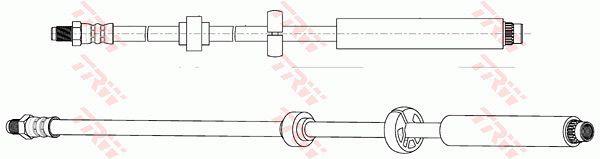 TRW PHB674 Brake Hose PHB674: Buy near me in Poland at 2407.PL - Good price!