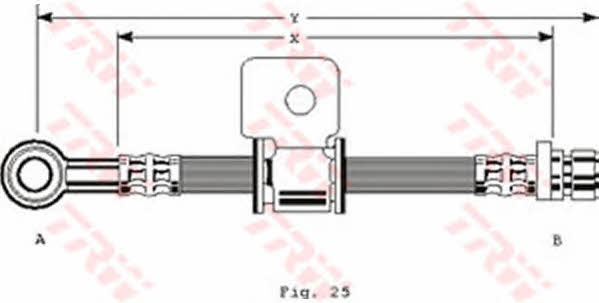 TRW PHD106 Brake Hose PHD106: Buy near me in Poland at 2407.PL - Good price!