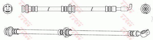 TRW PHD163 Brake Hose PHD163: Buy near me at 2407.PL in Poland at an Affordable price!