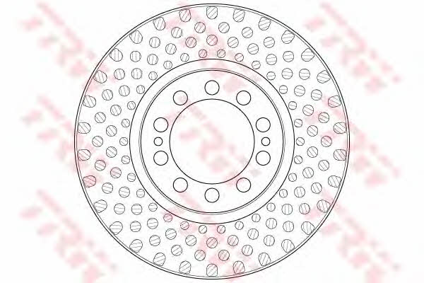 TRW DF5025S Brake disc DF5025S: Buy near me in Poland at 2407.PL - Good price!