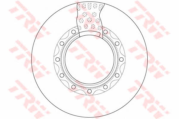 TRW DF5026S Front brake disc ventilated DF5026S: Buy near me in Poland at 2407.PL - Good price!