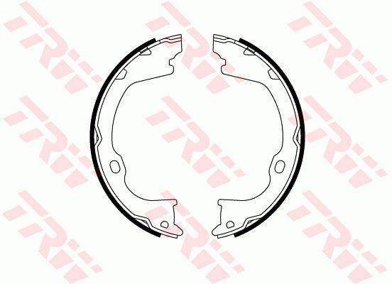 TRW GS8819 Parking brake shoes GS8819: Buy near me in Poland at 2407.PL - Good price!