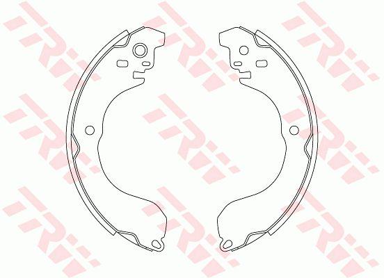TRW GS8813 Brake shoe set GS8813: Buy near me at 2407.PL in Poland at an Affordable price!